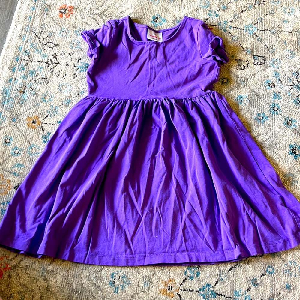 Hanna Andersson Purple Dress; size 120